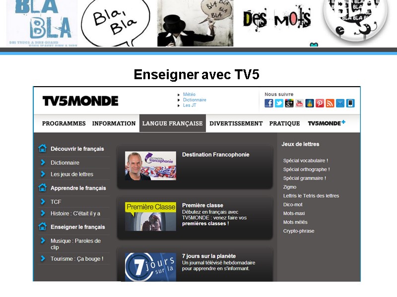Enseigner avec TV5